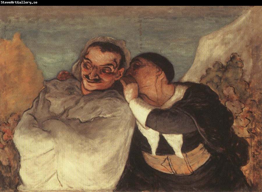 Honore Daumier Crispin and Scapin